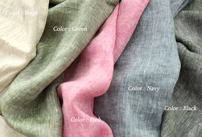 カラーバリエーション。おしゃれな5色