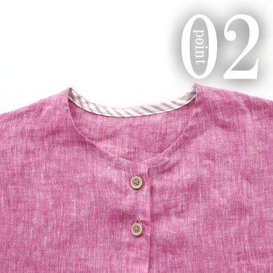 ちらりと覗くおしゃれなテープのワンポイント（全色同色）