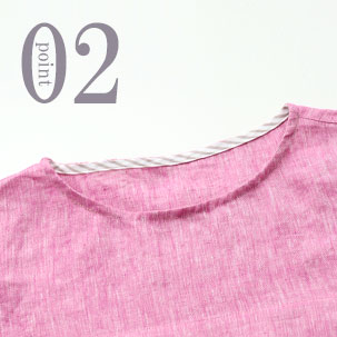 ちらりと覗くおしゃれなテープのワンポイント(全色同色)