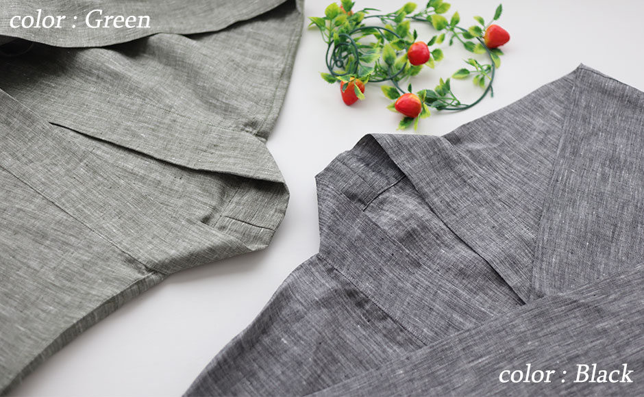 まるでシャツのような細目ステッチ、小さ目ボタン、スワローテール