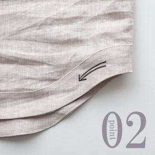 ちらりと覗くおしゃれなテープのワンポイント（全色同色）