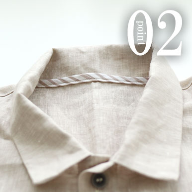 ちらりと覗くおしゃれなテープのワンポイント(全色同色)