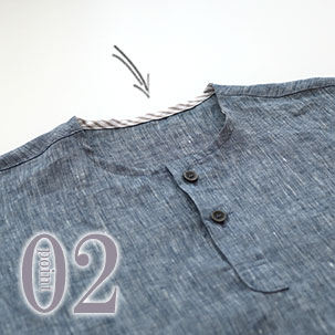 ちらりと覗くおしゃれなテープのワンポイント（全色同色）