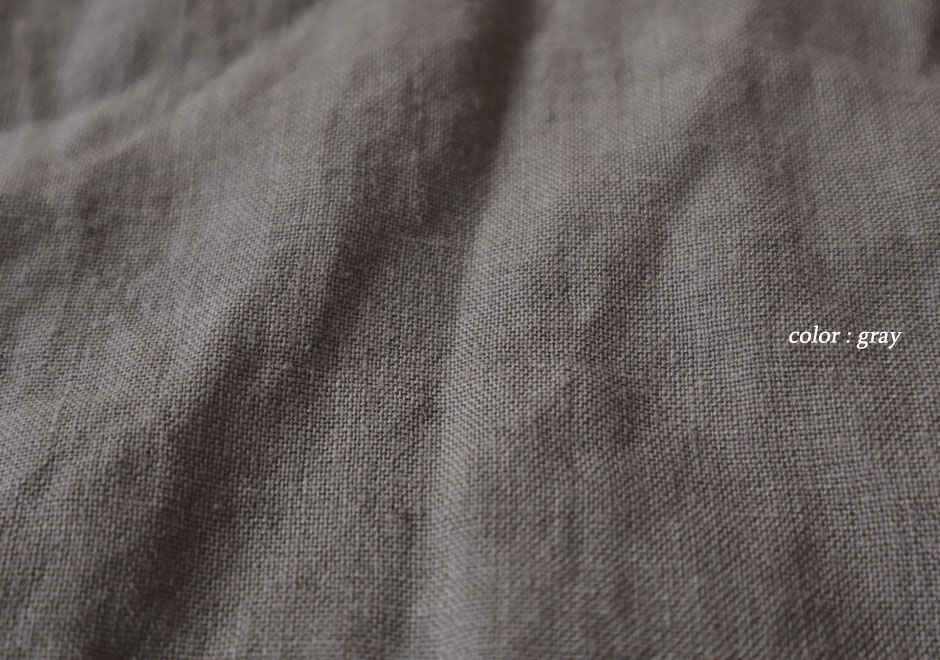 やわらかるいリネン生地アップ