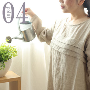 スマホも入るポケットつき