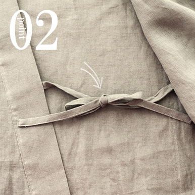 ちらりと覗くおしゃれなテープのワンポイント（全色同色）