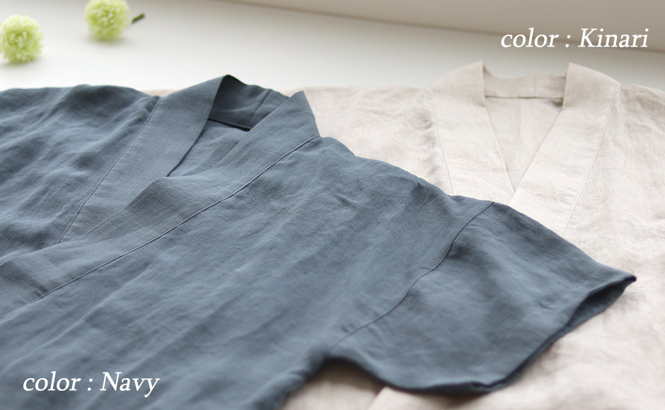 おしゃれなリネン甚平