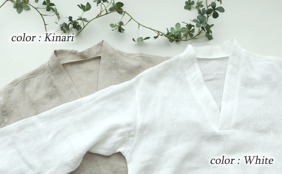 長袖スモールカラー