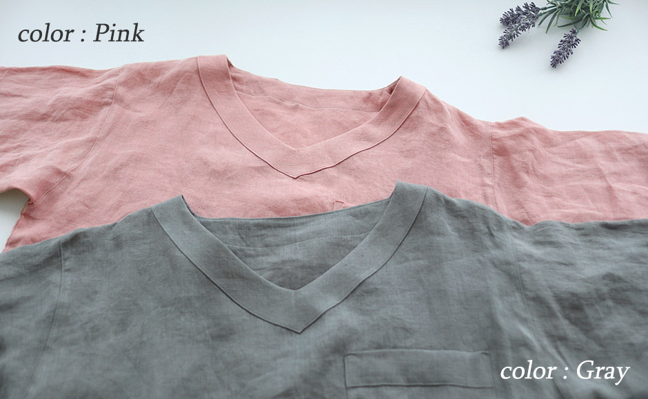 おしゃれなVネック
