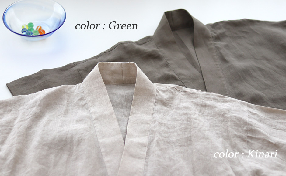 リネン甚平