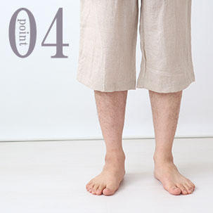 涼しく動きやすい半ズボン