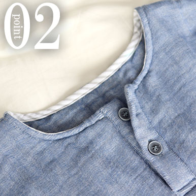 ちらりと覗くおしゃれなテープのワンポイント<br>
        （全色同色）