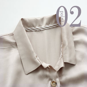 ちらりと覗くおしゃれなテープのワンポイント（全色同色）