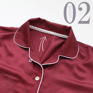 レーヨンサテンパジャマのデザイン2