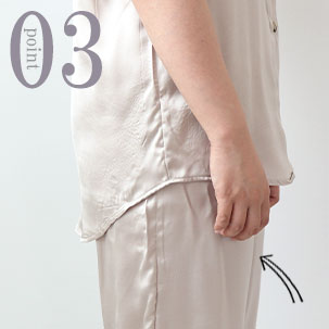 レーヨンサテンパジャマのデザイン3