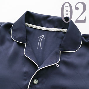 レーヨンサテンパジャマのデザイン2