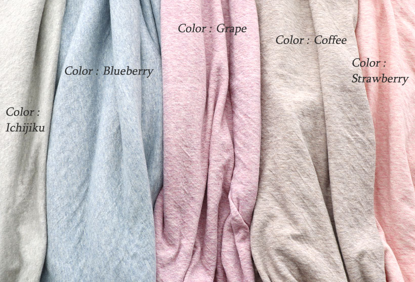 カラーバリエーション。豊富な5色