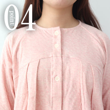 タックの数を減らし、インタックにすることですっきり見せ