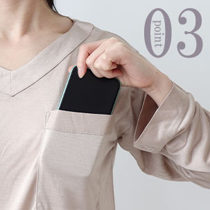 シルクニットパジャマのデザイン3