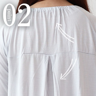 シルクニットワンピースのデザイン2