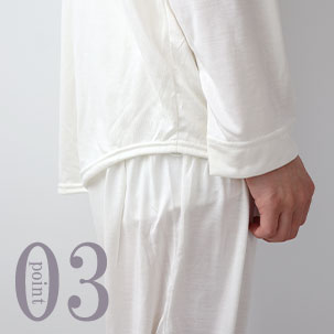 シルクニットパジャマのデザイン3