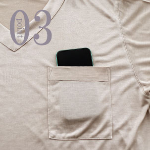 シルクニットパジャマのデザイン3