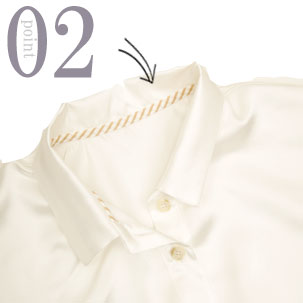 ちらりと覗くおしゃれなテープのワンポイント（全色同色）