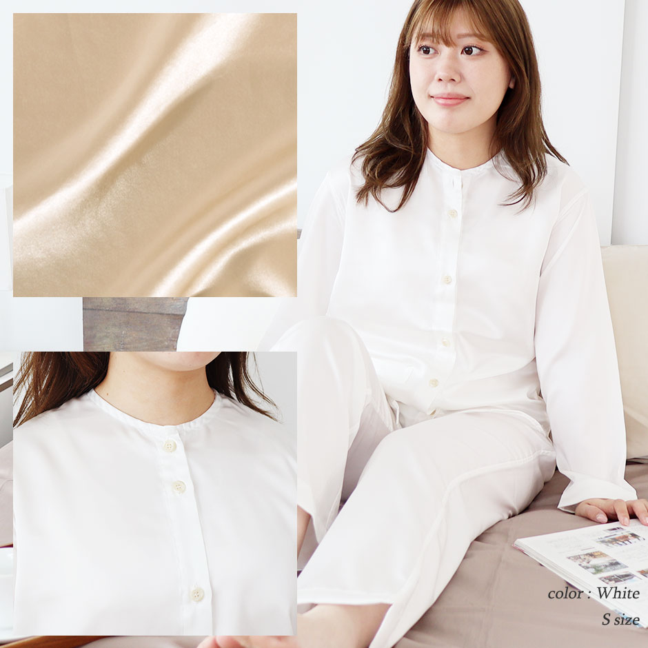 シルクサテンパジャマのイメージ1
