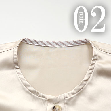 ちらりと覗くおしゃれなテープのワンポイント(全色同色)