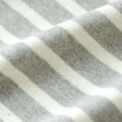 ボーダー天竺ニット