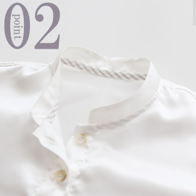 川俣シルクサテンパジャマのデザイン2