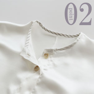 ちらりと覗くおしゃれなテープのワンポイント(全色同色)