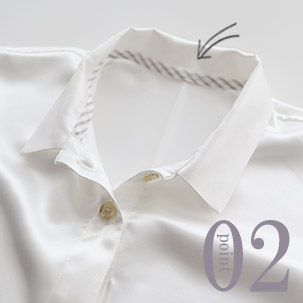 川俣シルクサテンワンピースのデザイン2