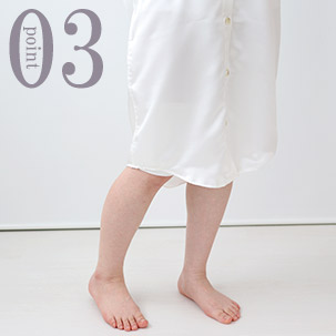 川俣シルクサテンワンピースのデザイン3