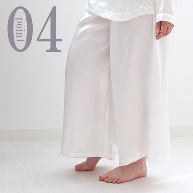 川俣シルクサテンパジャマのデザイン4