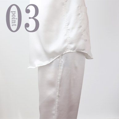 川俣シルクサテンパジャマのデザイン3