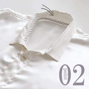 川俣シルクサテンワンピースのデザイン2