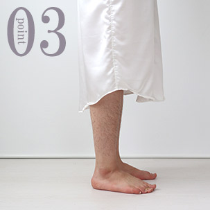 川俣シルクサテンワンピースのデザイン3