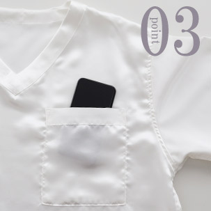 川俣シルクサテンパジャマのデザイン3