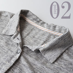 ちらりと覗くおしゃれなテープのワンポイント(全色同色)