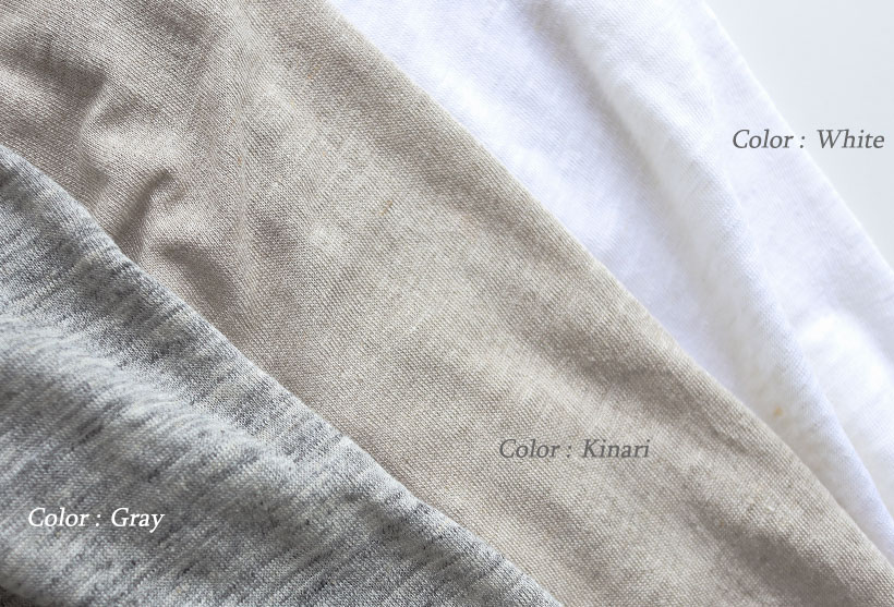 カラーバリエーション。カジュアルな5色