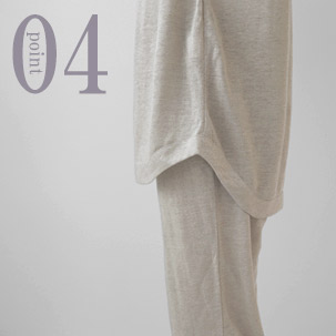 お尻が少し隠れる後ろすそ丈