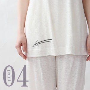 同色をあわせると透け感は目立ちにくい