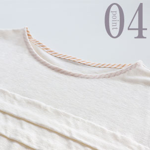 ちらりと覗くおしゃれなテープのワンポイント(全色同色)