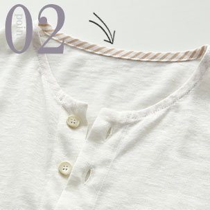 ちらりと覗くおしゃれなテープのワンポイント（全色同色）