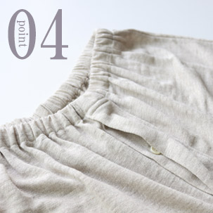 公共の場所にも安心な前立て（社会の窓）つき