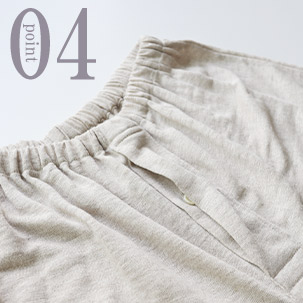 公共の場所にも安心な前立て（社会の窓）つき