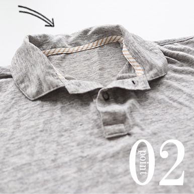 ちらりと覗くおしゃれなテープのワンポイント（全色同色）