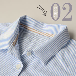 ちらりと覗くおしゃれなテープのワンポイント（全色同色）