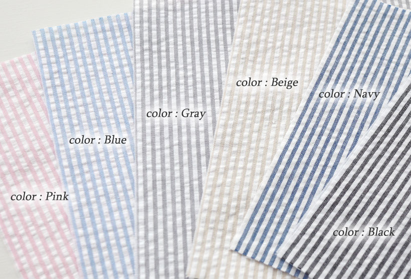 カラーバリエーション。さわやかな6色